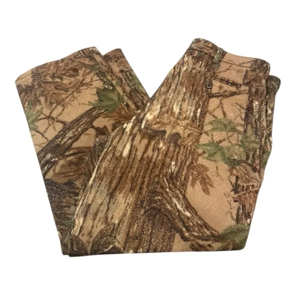 Vintage Cabela’s Whitetail Clothing USA Made Gore-Tex Camo Hunting Pants Mens Lg